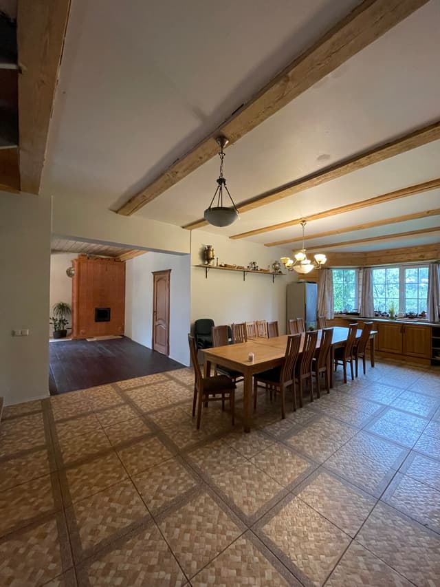 Sodyba ant ežero kranto